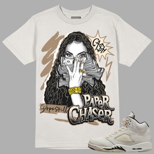 Sail 5s DopeSkit Unisex Shirt NPC Graphic - Sand Tshirt