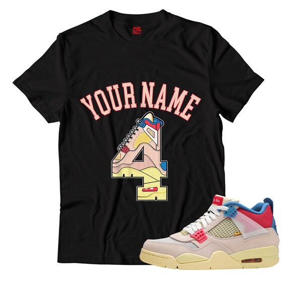 Custom Name Number 4 Unisex Shirt Match 