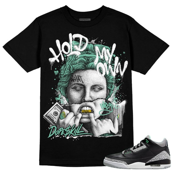 Green Glow 3s DopeSkill Unisex Shirt H.M.O Graphic