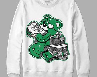 Lucky Green 3s DopeSkill Crewneck Sweatshirt B.E.A.R Graphic