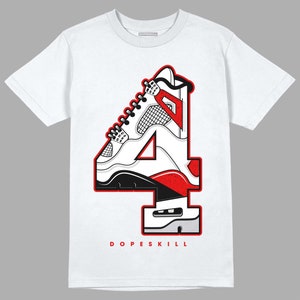 Maglietta unisex DopeSkill Red Cement 4S n. 4 Graphic