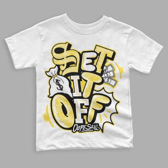 Yellow Snakeskin 11s Dopeskill Toddler T shirt Set It off Graphic