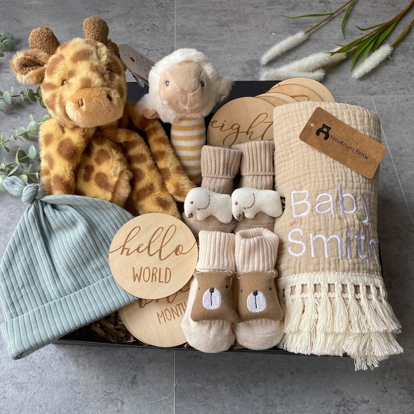 Bienvenue dans le monde personnalisée, bébé garçon, cadeau bébé fille, cadeau nouveau-né, coffret cadeau nouveau-né, panier bébé, cadeau baby shower, cadeau nouveau né,