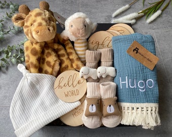 Personalised Welcome to the World, Baby Boy, Baby Girl Gift,  Newborn gift, New Baby Gift box, Baby Hamper, Baby Shower Gift, New Baby Gift,