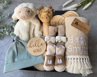 Bienvenue dans le monde personnalisée, bébé garçon, cadeau bébé fille, cadeau nouveau-né, coffret cadeau nouveau-né, panier bébé, cadeau baby shower, cadeau nouveau né,