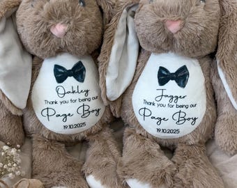 Page Boy Personalised Teddy Gift, Gifts for Page Boys, Page Boy Gift