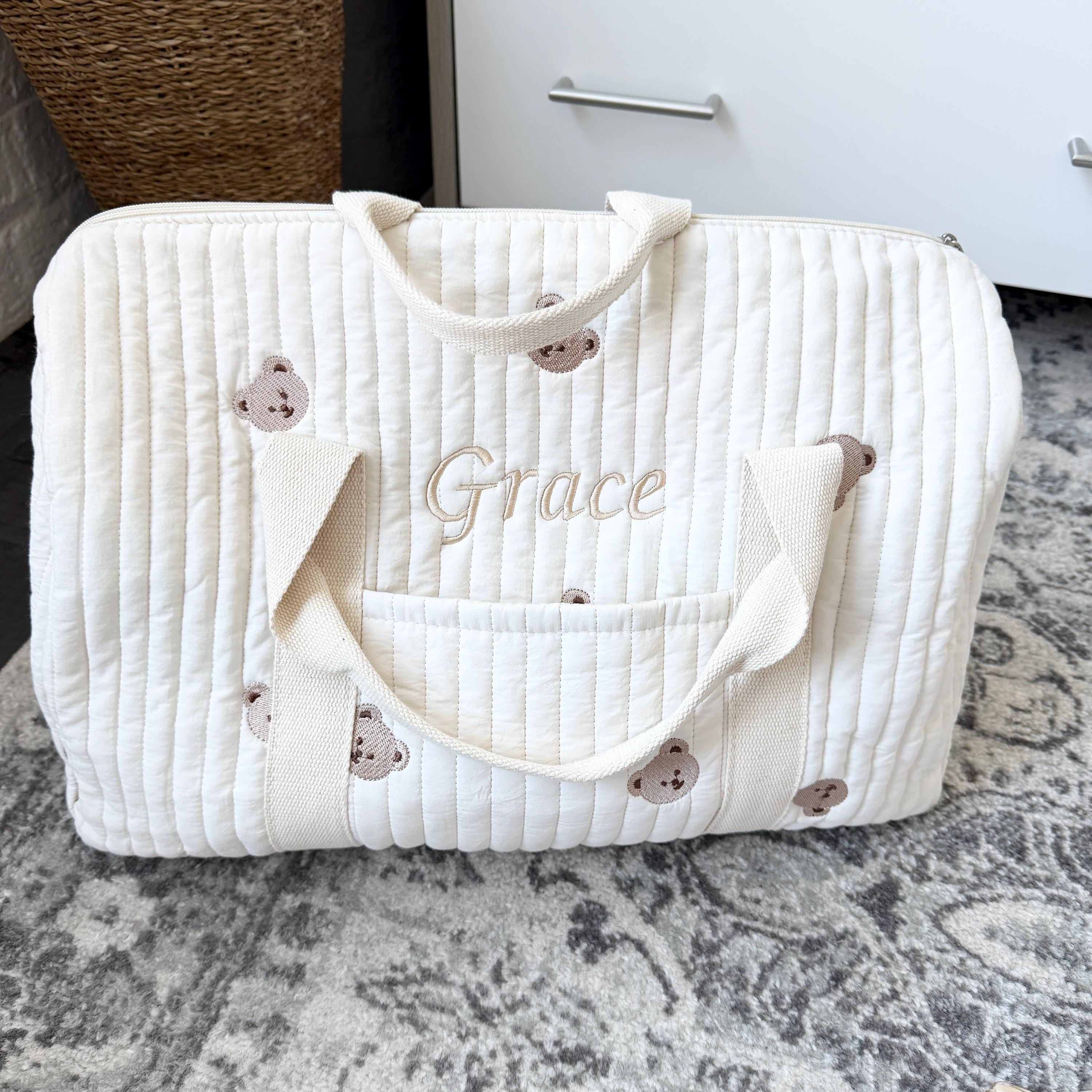 Baby Hospital Bag | Newborn Hospital Organiser | Nursery Bag | Weekend Bag | Pregnancy Bag | Birth Bag | Pregnancy | Maternity Bag | Nappy
