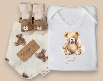 New Baby Gift Set, Personalised Baby gift, Neutral Baby Gift,  Newborn gifts, New Baby Gift box, Baby Shower Gift, Baby Gift, baby gift set