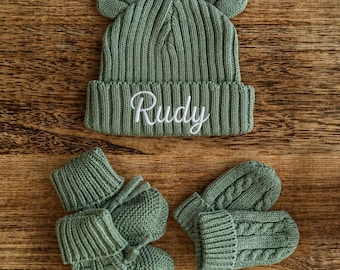Personalised Baby Gift, Baby Boy, Baby Girl, Baby Shower Gift, 100% Cotton, New Baby Gift, Giftset