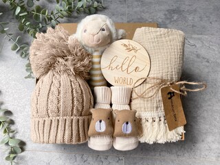 BUSHBABY Coperta Comfort Per Neonati – 'A New Star Is Born' – Piumino In Velluto E Raso Con Orsetto, Rosa – Regalo Baby Shower
