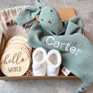 Personalised Baby Gift, Baby Gift, Baby Boy, Baby Girl, Newborn gift, New Baby Gift box, Baby Hamper, Baby Shower, Milestone Plaques, Baby