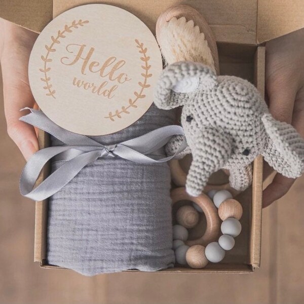 New Baby Giftbox, Baby Gift, New Baby Gift, Baby Boy, Baby Girl Gift, Baby Gift Baby Hamper Baby Shower Gift, amigurumi, Newborn Gift