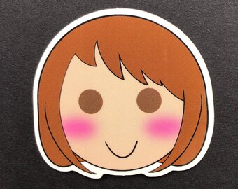 Ecchi Decal Anime Girl Waterproof Sticker My Hero Academia Nejire & Uraraka Lewd Stickers Anime Stickers Waifu Stickers