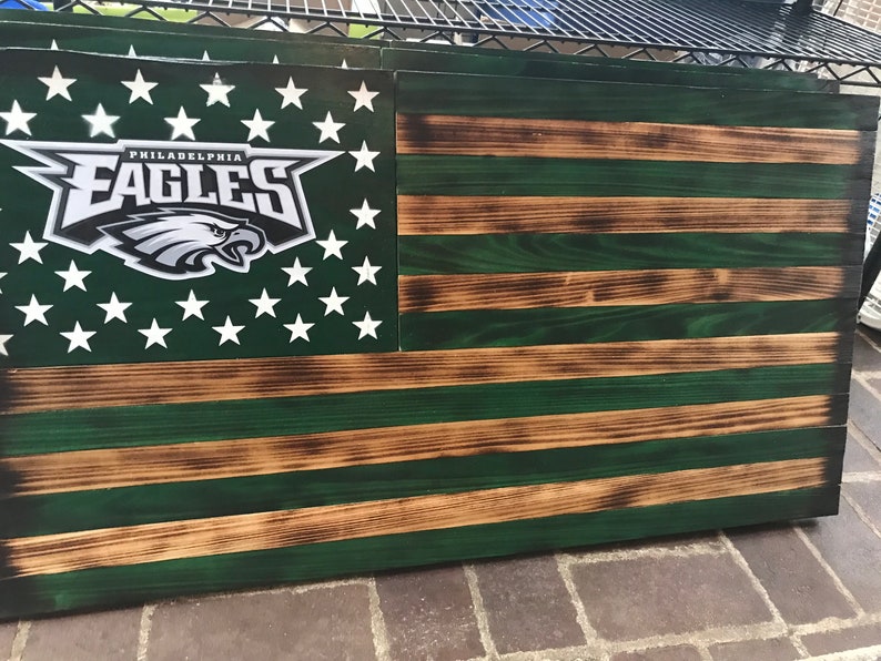 CUSTOM Philadelphia Eagles Flag VARIATIONS Etsy