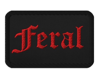 Feral - Embroidered Patch