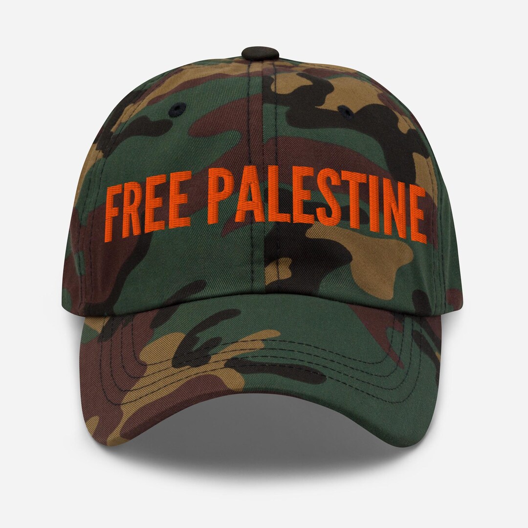 Embroidered Camo Palestine Hat, Free Gaza - Etsy
