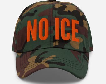 Abolish Ice Embroidered Hat, Protect Immigrant Communities Cap
