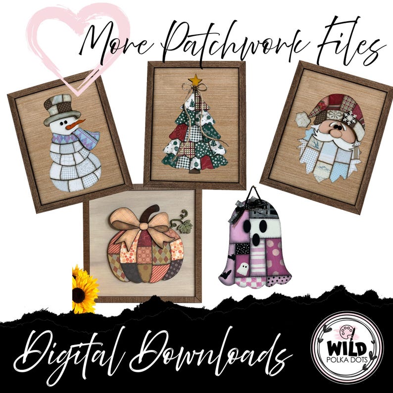 Patchwork Pumpkin SVG File for DIY Fall Decor - Glowforge Laser Cut ...