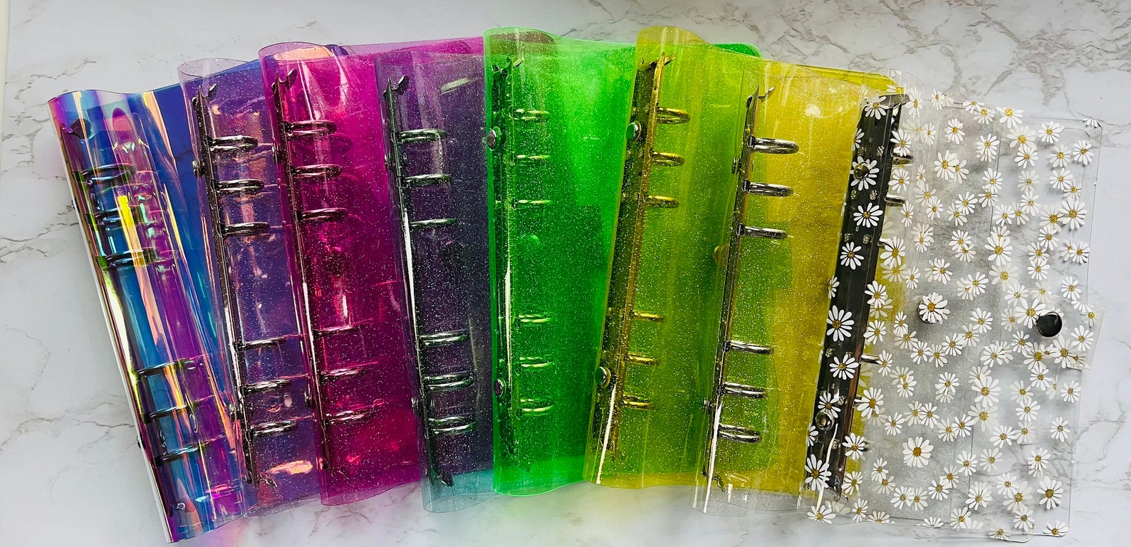 Budget Planner A6 Binder Cash Binder Glitter Binder Etsy