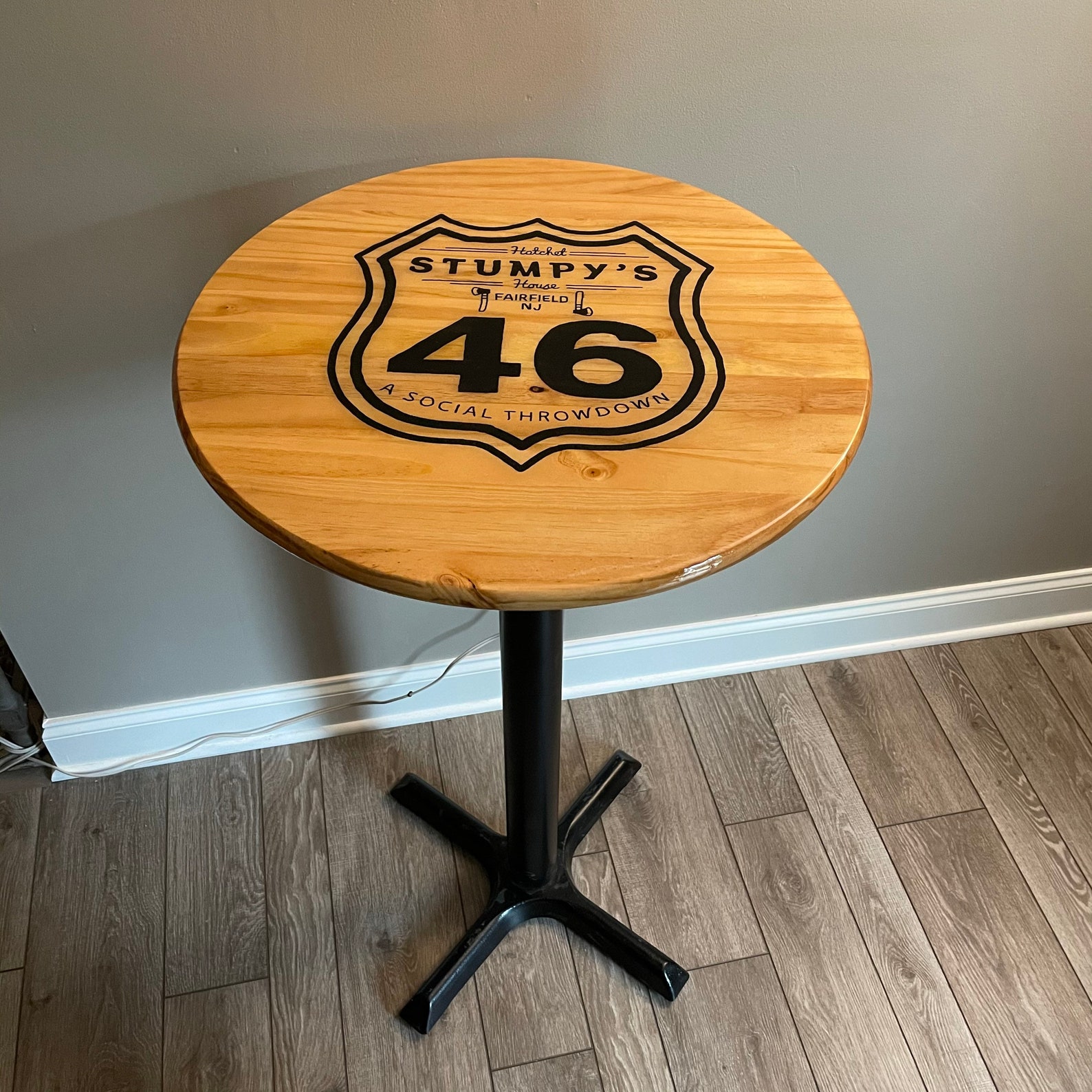 Customized high top pub table | Etsy