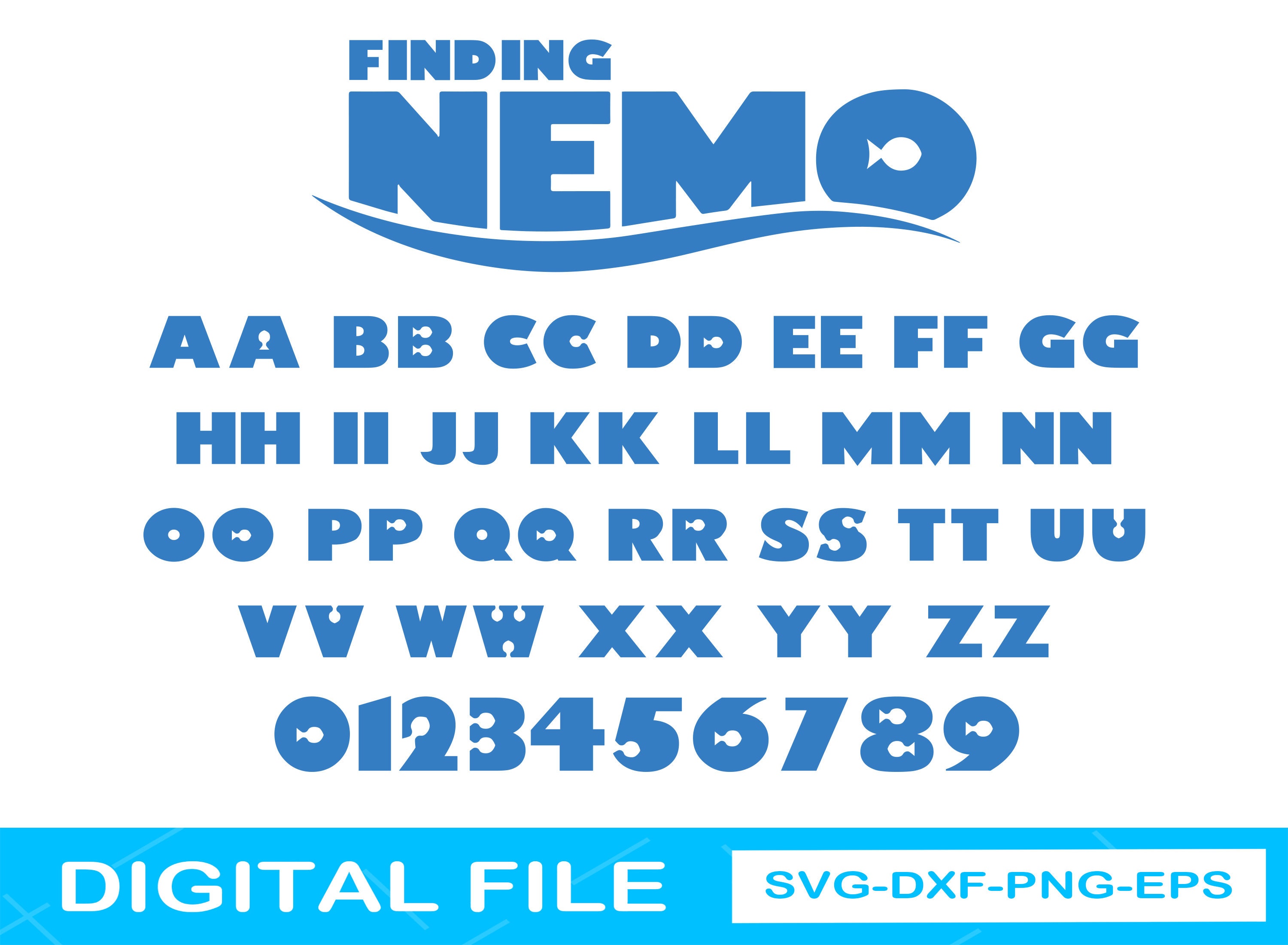 finding nemo font