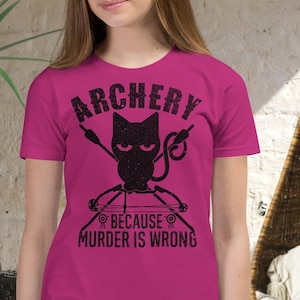 Archery T Shirt, Archery Girl, Archery Gifts, Archery Tee, Bow Hunting Shirt, Gift For Archer Youth Teen, Archer Kid Boys, Archery Parody