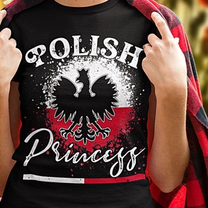 Polish Shirt, Polska Shirt, Polish Princess Women's T-Shirt, Womens Polish Shirt, Proud To Be Polish, Poland Shirt, Gift For Polish Girl