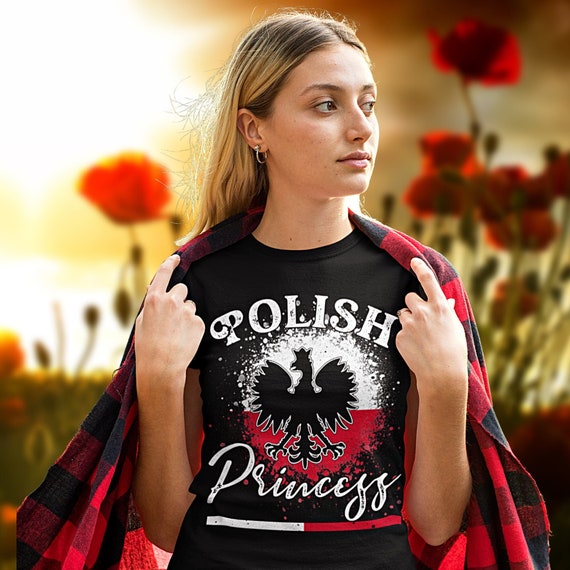 Womens Polish Princess Shirt Girls Polska Pride Poland Tshirt Gift Womens Polish Princess Shirt Girls Polska Pride Poland Tshirt Gift