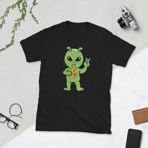 Pizza Alien Meme, Pizza Fan, Pizza T Shirt, Alien Eating Pizza, Alien Joke Shirt, Green Alien, Gift For Pizza Boy, Gift For Kids, Pizza Meme