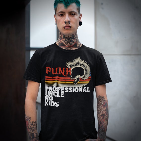 Punk Rock Skull T-Shirt Punks Not Dead Mohawk Style Tee Gift Punk Rock Skull T-Shirt Punks Not Dead Mohawk Style Tee Gift