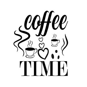 KOFFIETIJD QUOTE Zeggen svg/ citaten koffie png svg