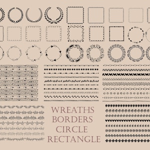ELEMENTOS DECORATIVOS SVG, Ornamento Decorativo Florescer, Ornamento svg, Borda de Silhueta Svg, Divisor de Texto Svg, Bordas Divisórias Svg