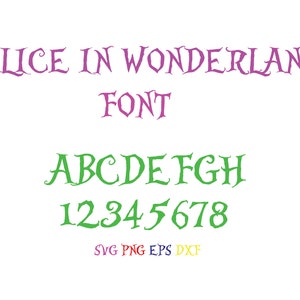 alice in wonderland letters svg, alice in wonderland alphabet svg, alice in wonderlant font svg