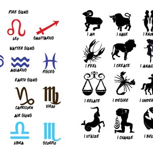 horoscoop silhouet svg, sterrenbeeld svg, sterrenbeelden horoscoop svg