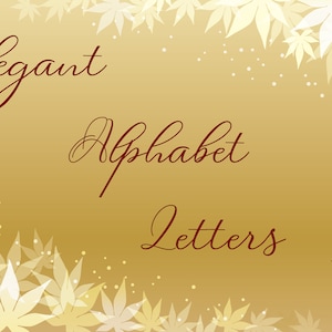 Elegantes Alphabet svg, elegante Buchstaben svg, Elegante Schrift svg ong eps dxf