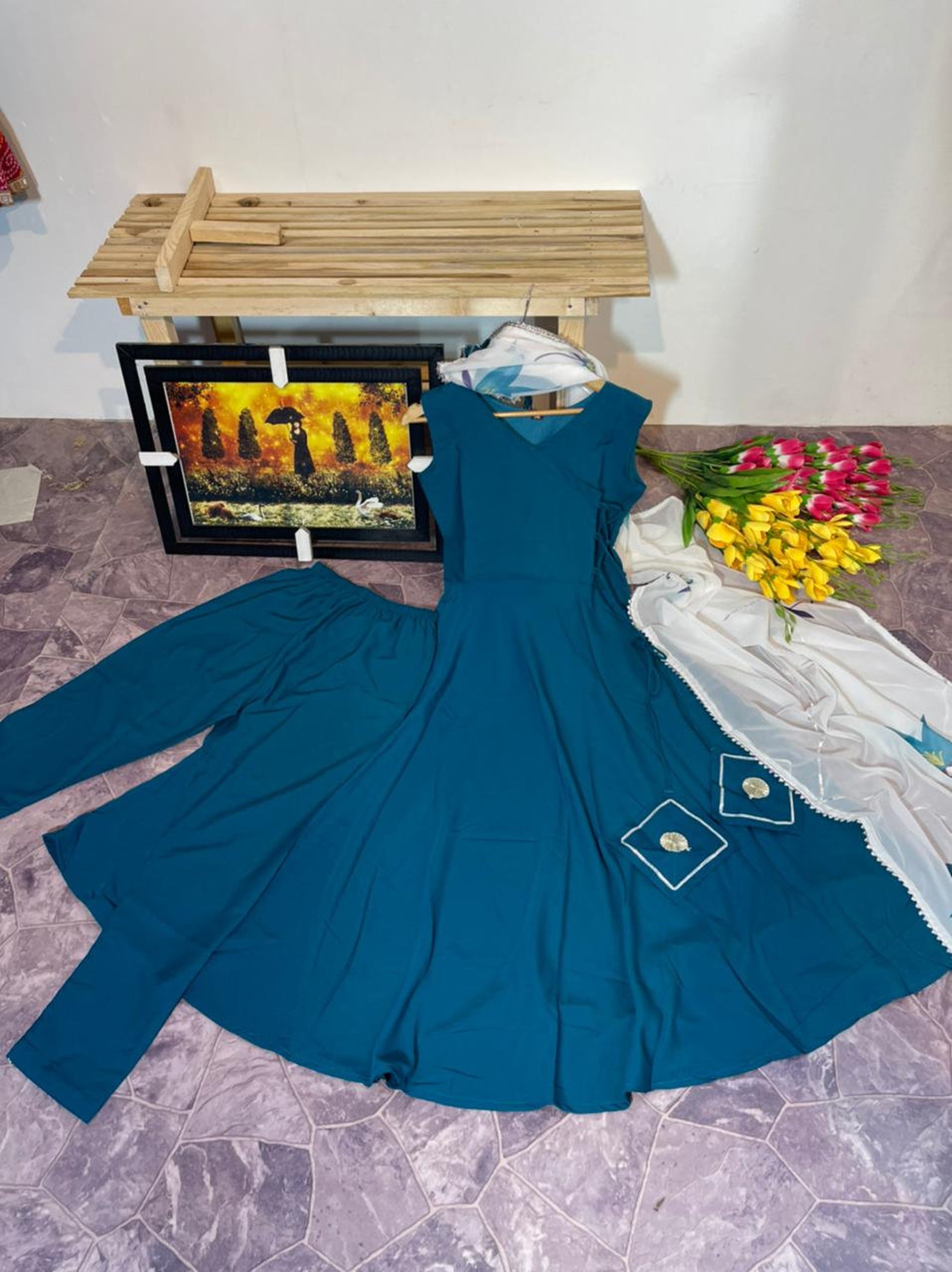 latest poly gown styles