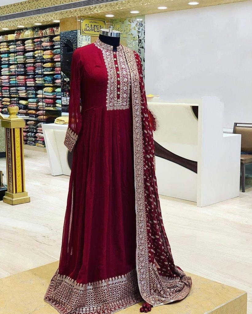 tall silk dress