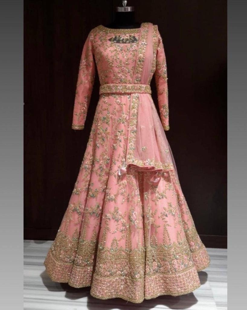 net sleeves design for gown