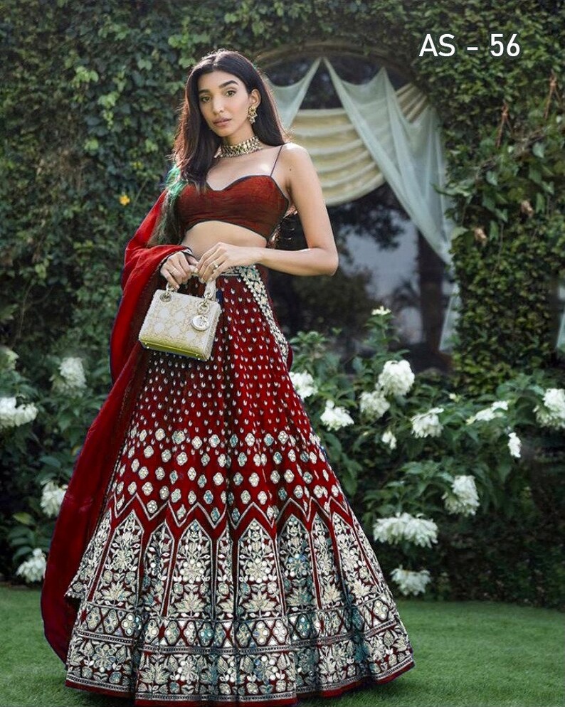Exclusive Tapeta Silk Lehenga Choli Embroidery Work And Real Mirror Work With Blouse And Tissue Net Dupatta For Women