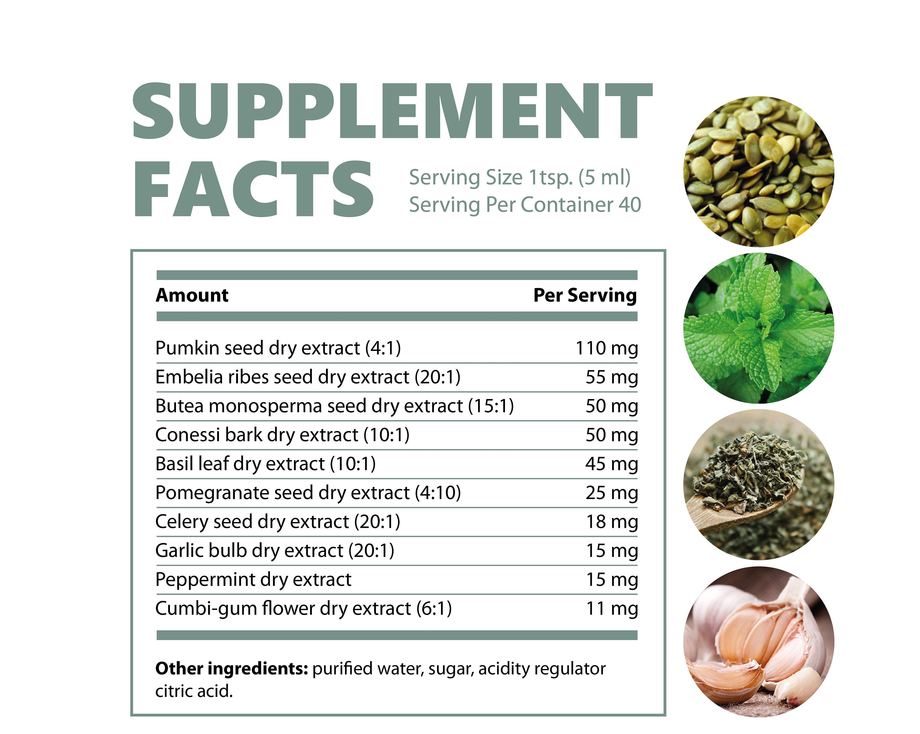 Parasite Worm Cleanse Detox Suspension Natural Liver Cleanse Colon Cleanser & Liquid Detox for