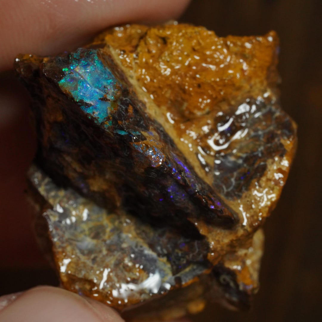 Rough Boulder Opal - Etsy