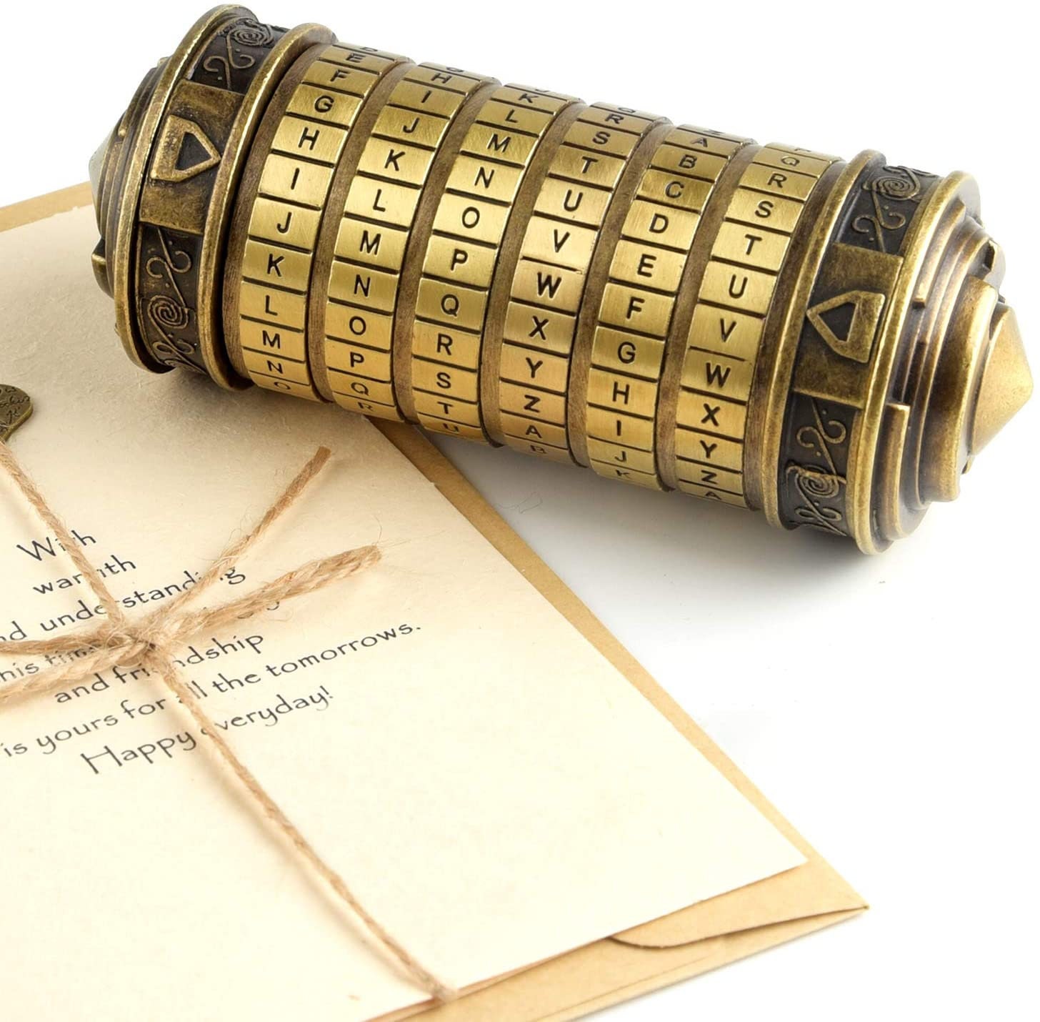 Da Vinci Code Mini Cryptex Puzzle Boxes Valentine's Day Etsy