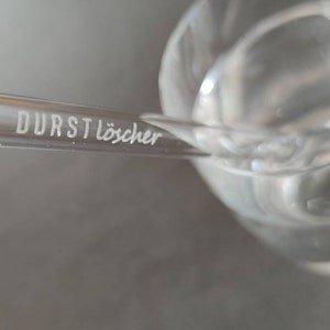 Glass straw personalized Guest gift image 4