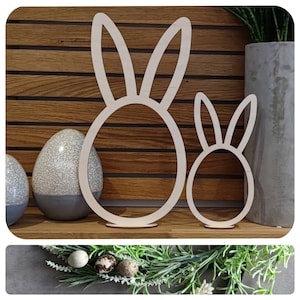 Easter Bunny wood modern | personalized decoration Easter