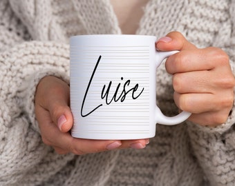 Tasse personalisiert mit Spruch | Kaffeetasse mit Namen und Wunschtext