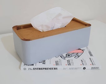 Solid Teakwood Tissue Box With Adjustable Lid, Wooden Furniture