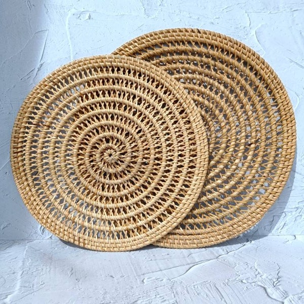 Straw Placemats Etsy Canada