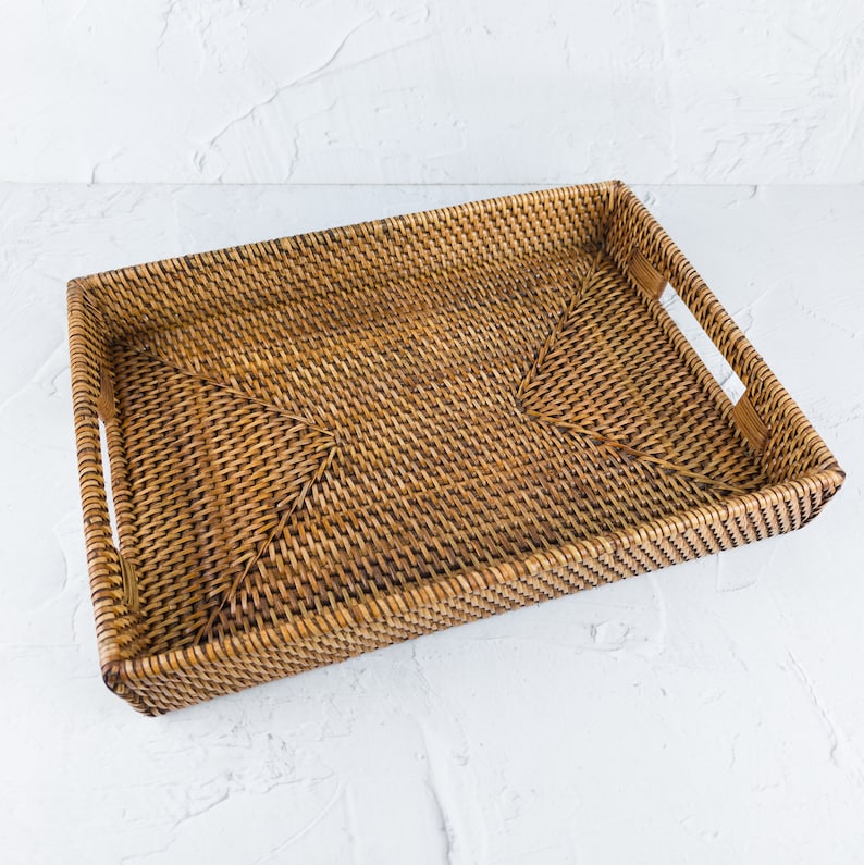 JAVADECO Rattan Tray - Thumbnail 3