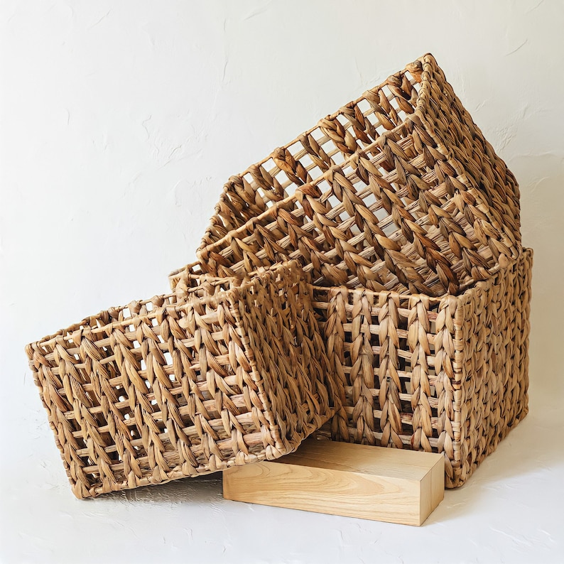 JAVADECO Water Hyacinth Storage Box - Thumbnail 2