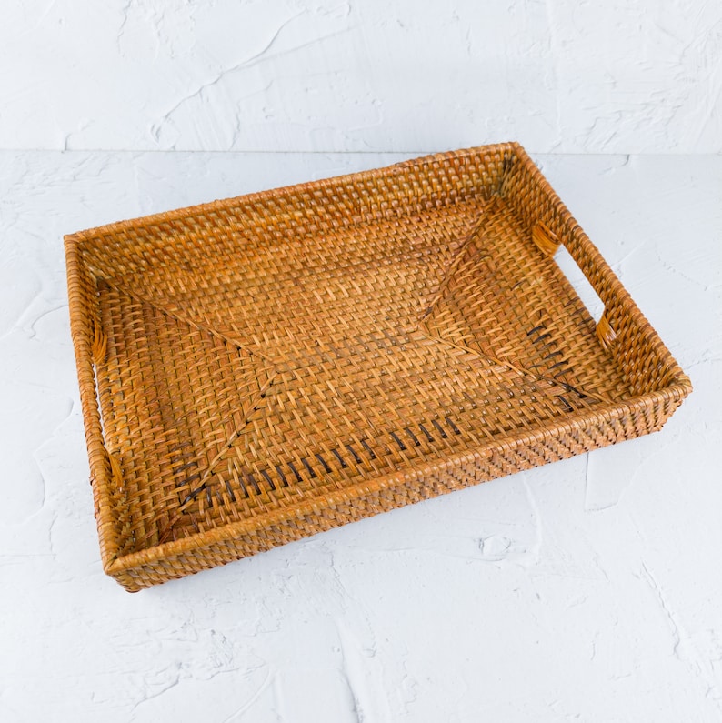 JAVADECO Rattan Tray - Thumbnail 4